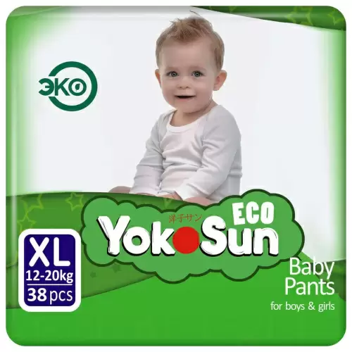 Трусики-подгузниуки YokoSun Eco XL (12-20кг) 38шт