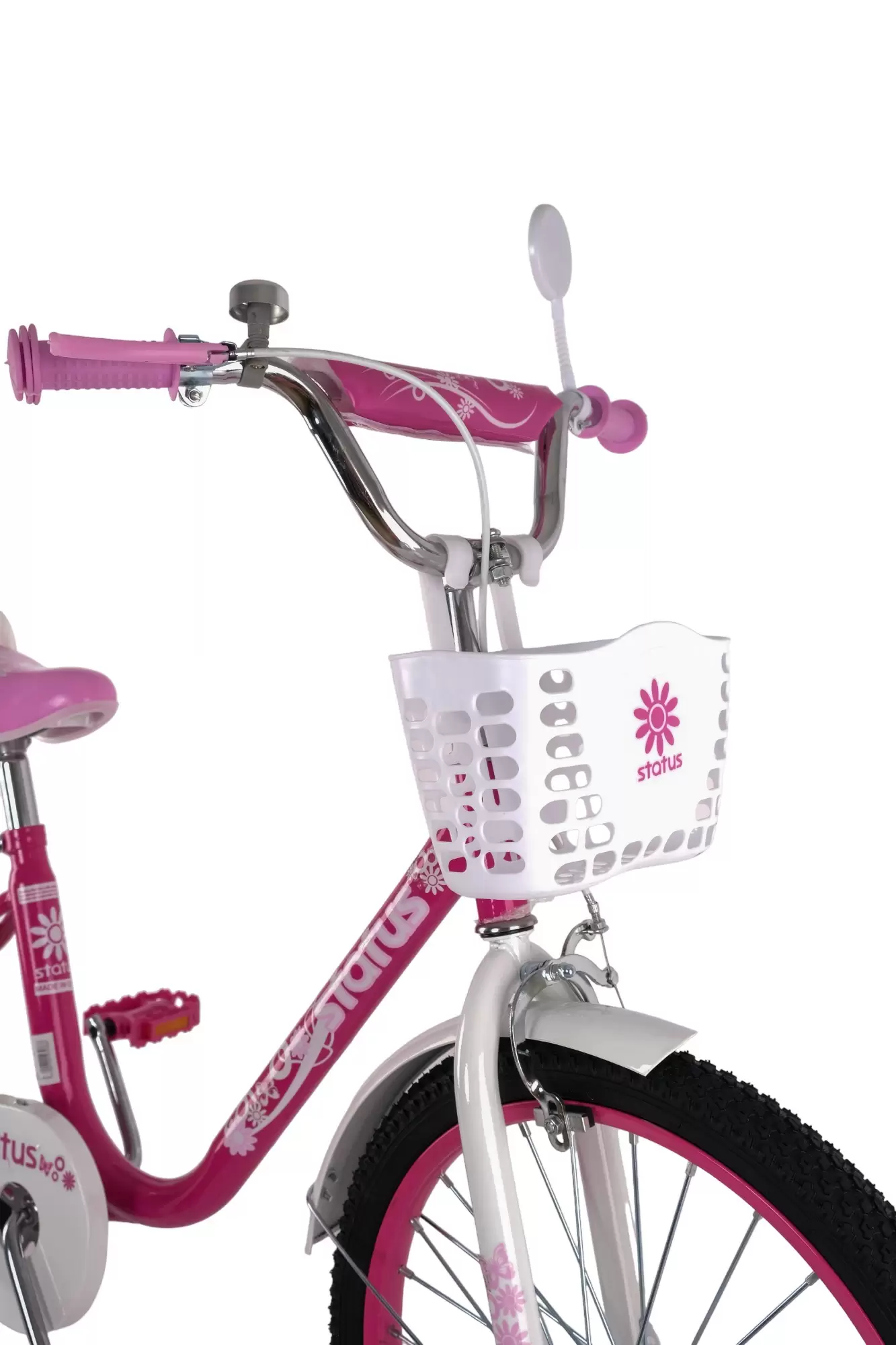 Велосипед Status 18 дюймов розовый (6 - 7 лет)