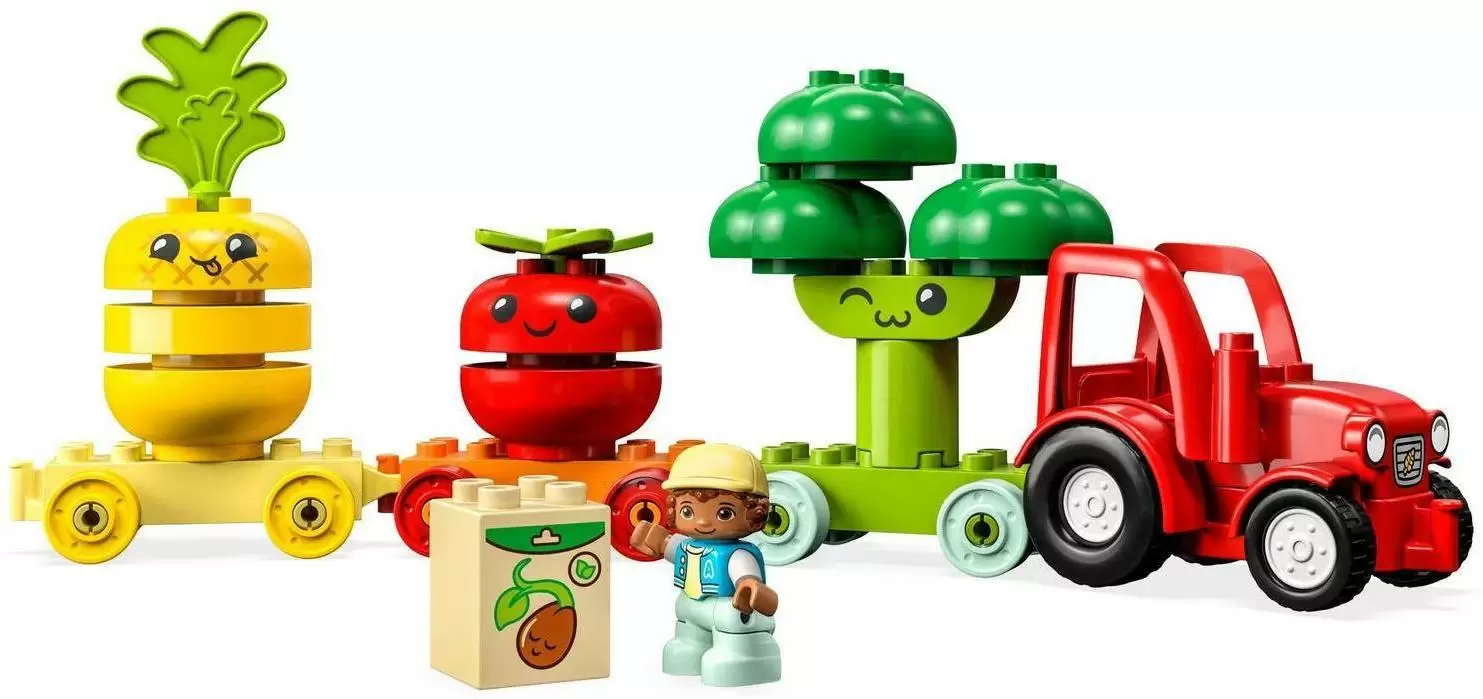 Конструктор LEGO duplo Фруктово-овощной трактор кор