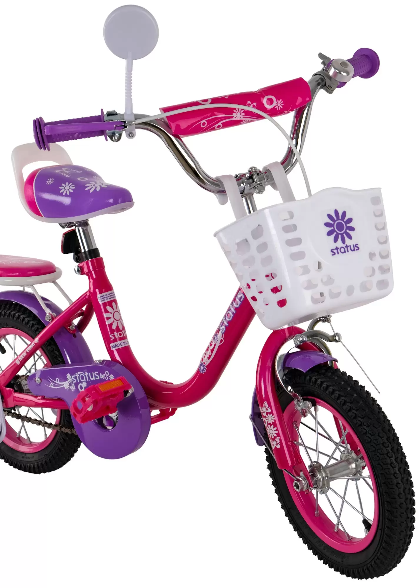 Велосипед Status 12 дюймов фиолетовый (3 - 4 года)