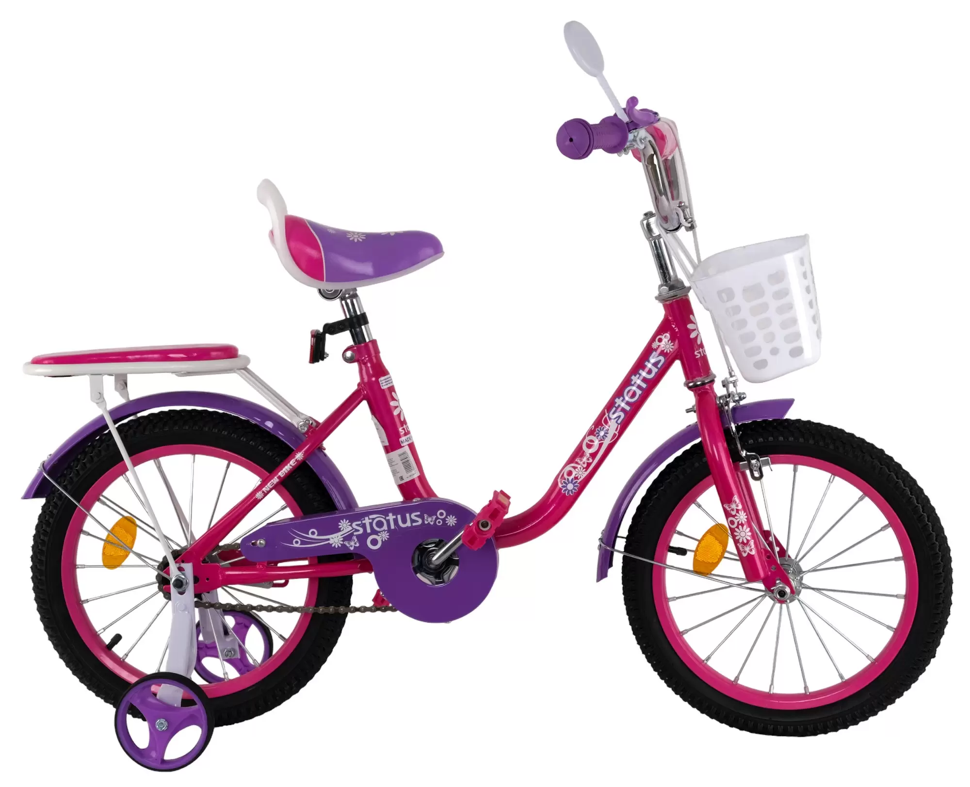 Велосипед Status 16 дюймов фиолетовый (5 - 6 лет)