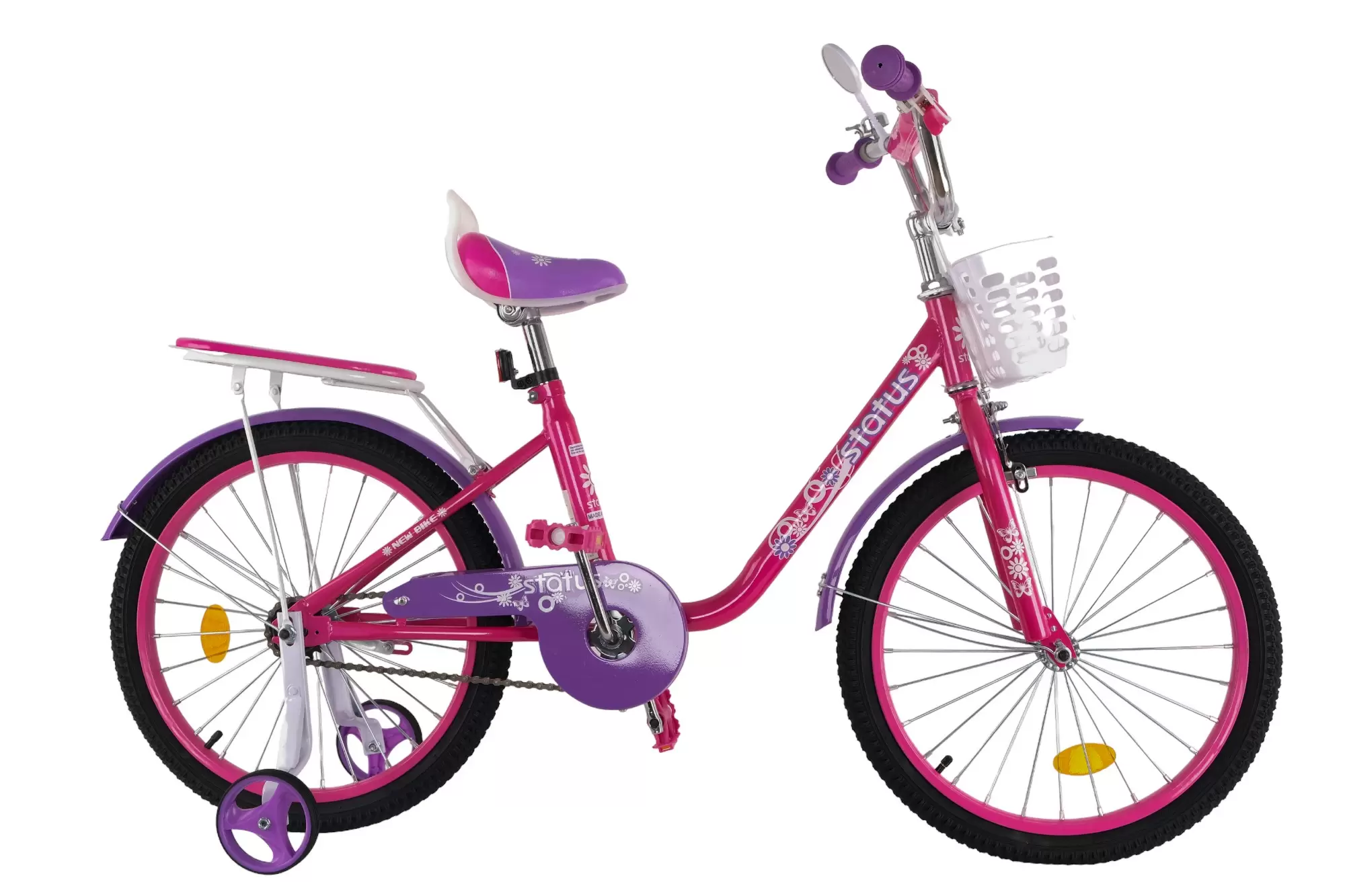 Велосипед Status 18 дюймов фиолетовый (6 - 7 лет)
