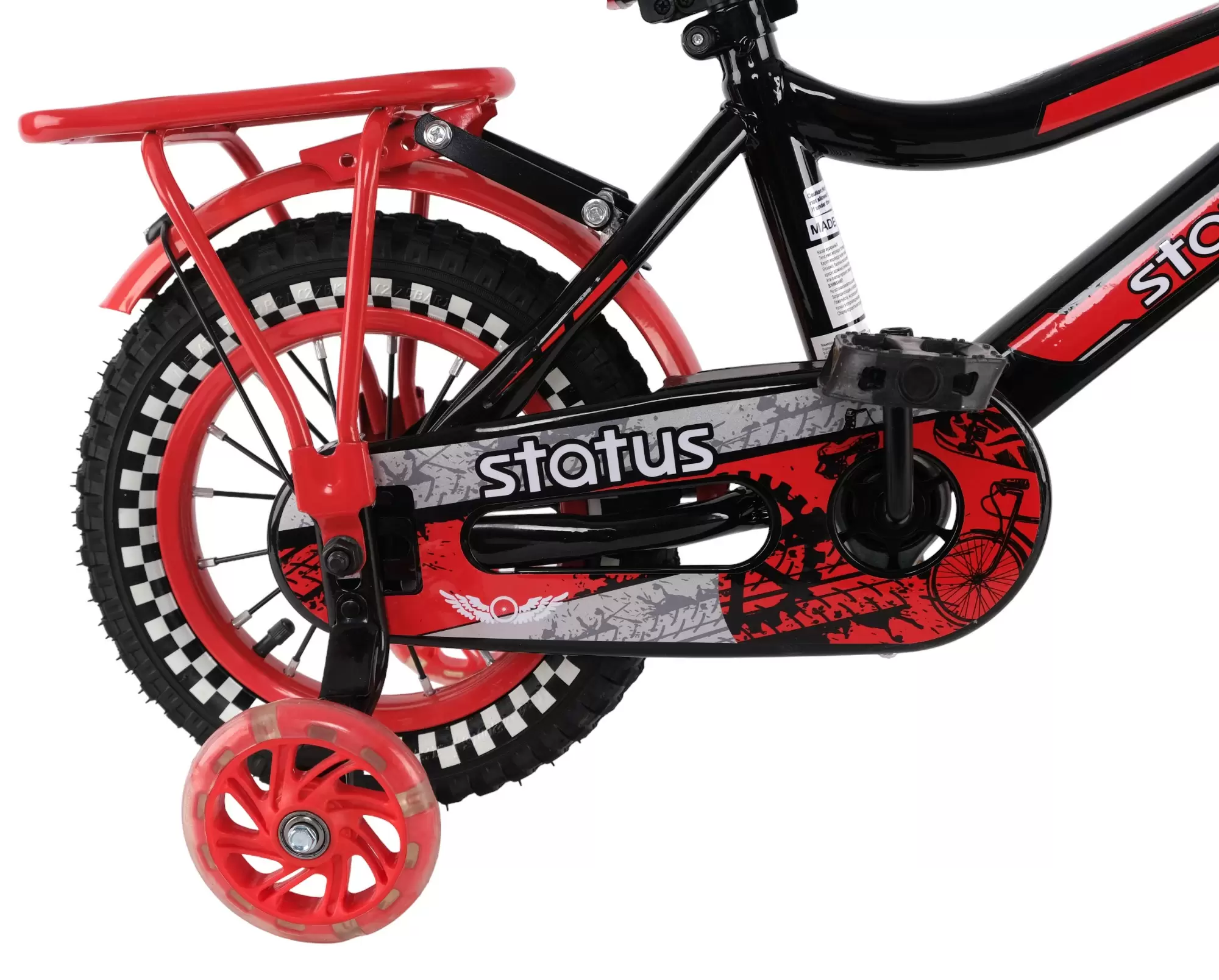 Велосипед Status 12 дюймов красный (3 - 4 года)
