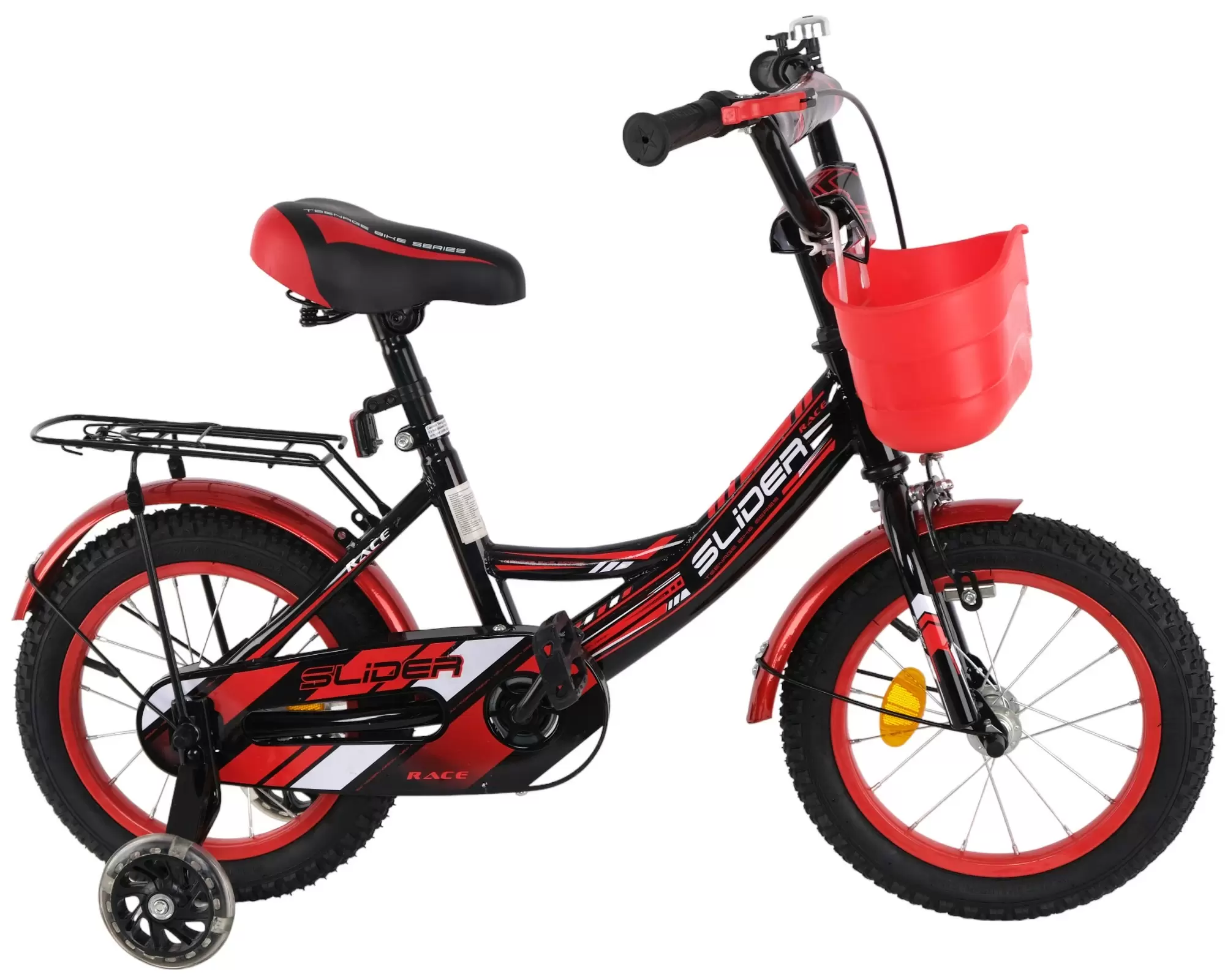 Велосипед Slider 14 дюймов красный (4 - 5 лет)