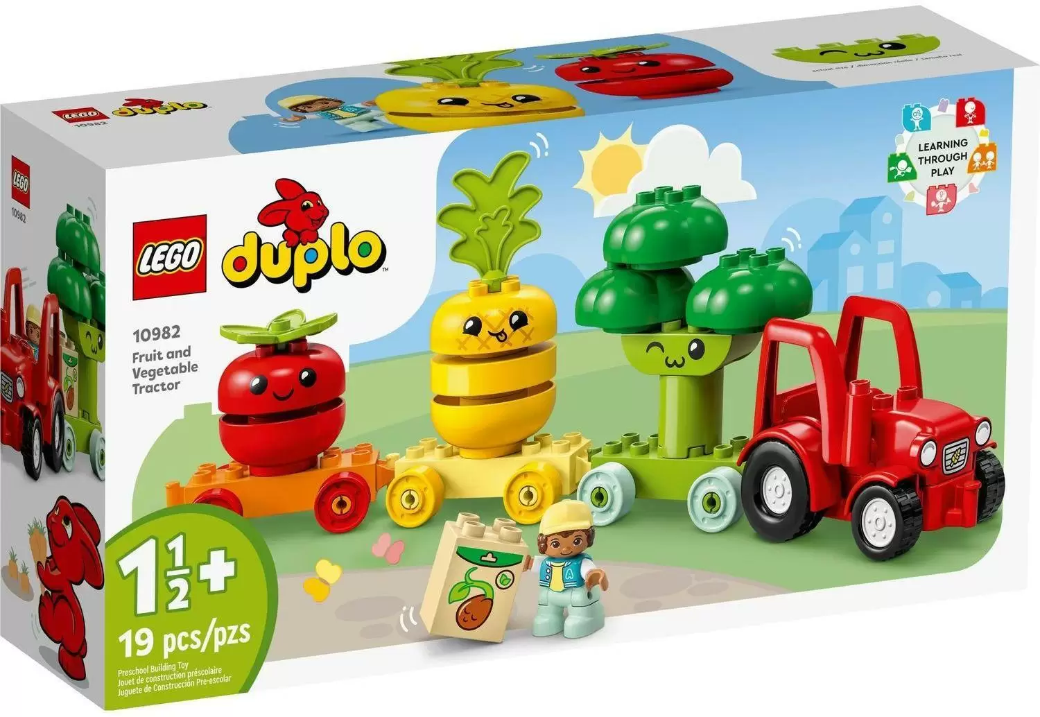 Конструктор LEGO duplo Фруктово-овощной трактор кор