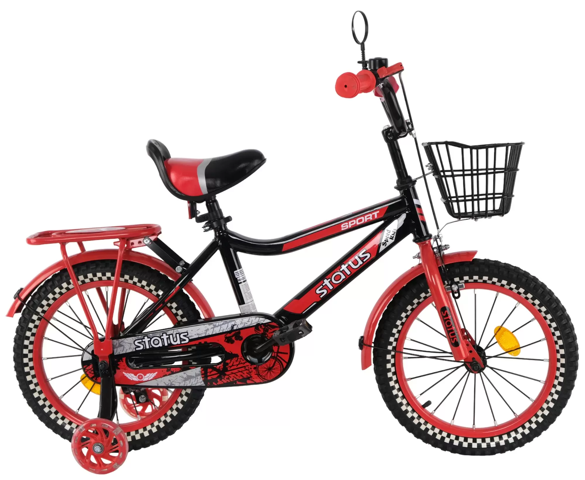 Велосипед Status 16 дюймов красный (5 - 6 лет)