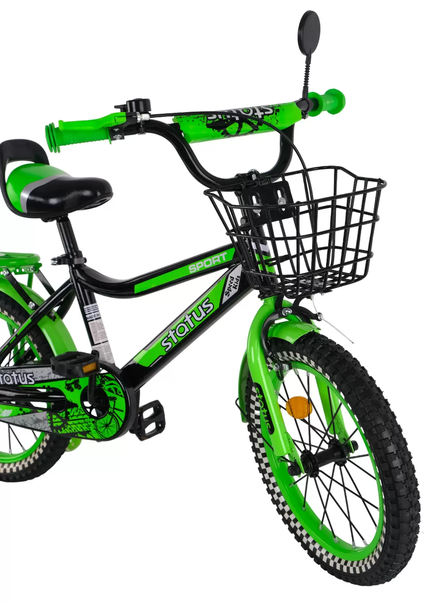Велосипед Status 16 дюймов зеленый (5 - 6 лет)