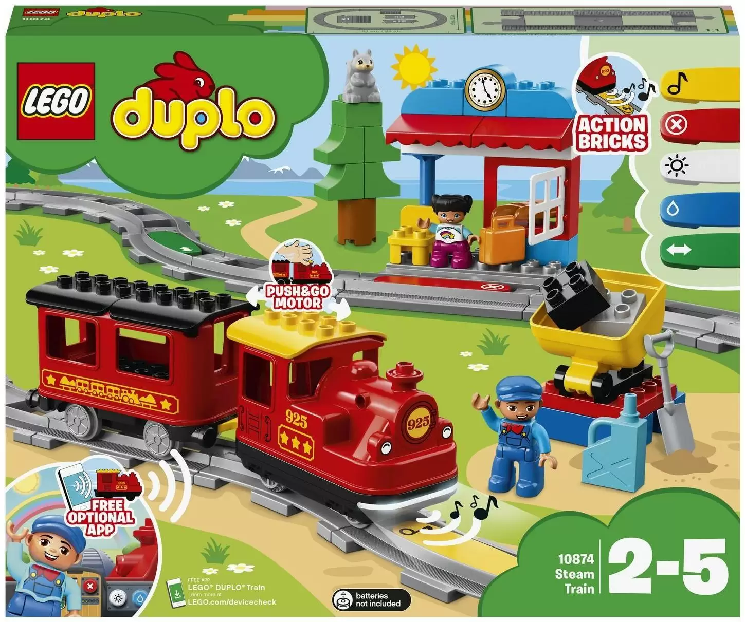 Конструктор LEGO duplo Поезд на паровой тяге кор