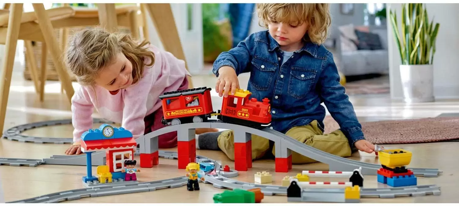 Конструктор LEGO duplo Поезд на паровой тяге кор