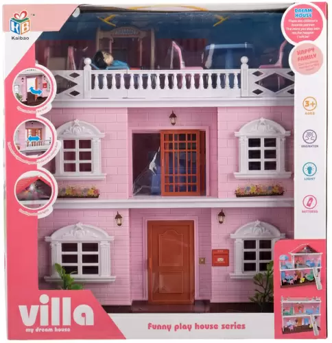 Дом для куклы VILLA 3+