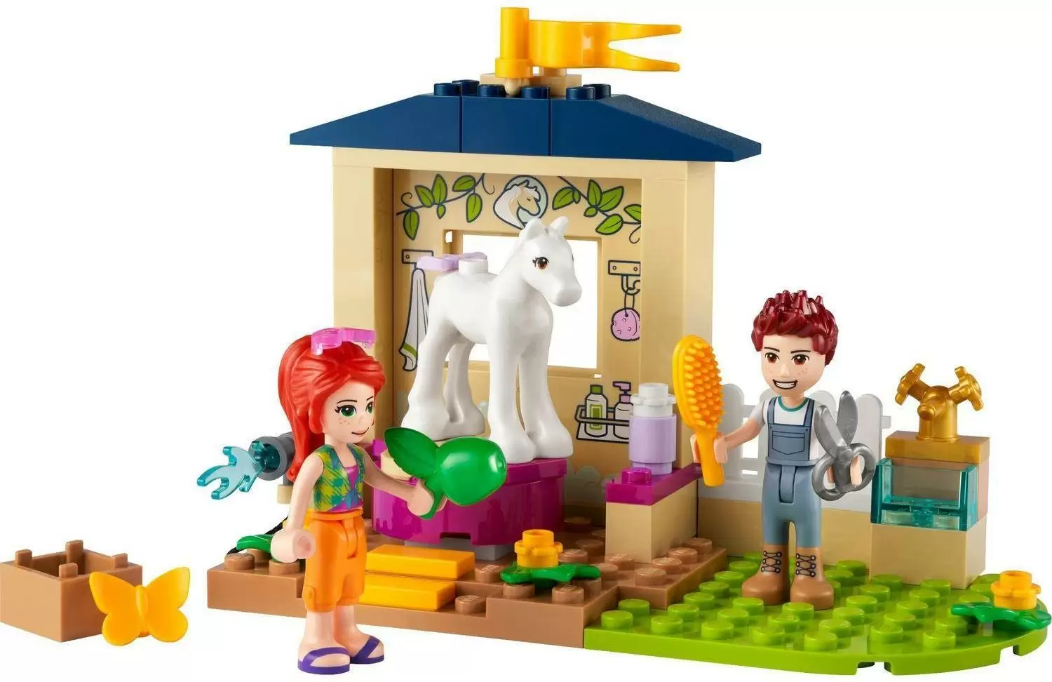 Конструктор LEGO Friends Конюшня для мытья пони кор