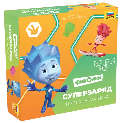 Игра настольная Фиксики Суперзаряд Звезда