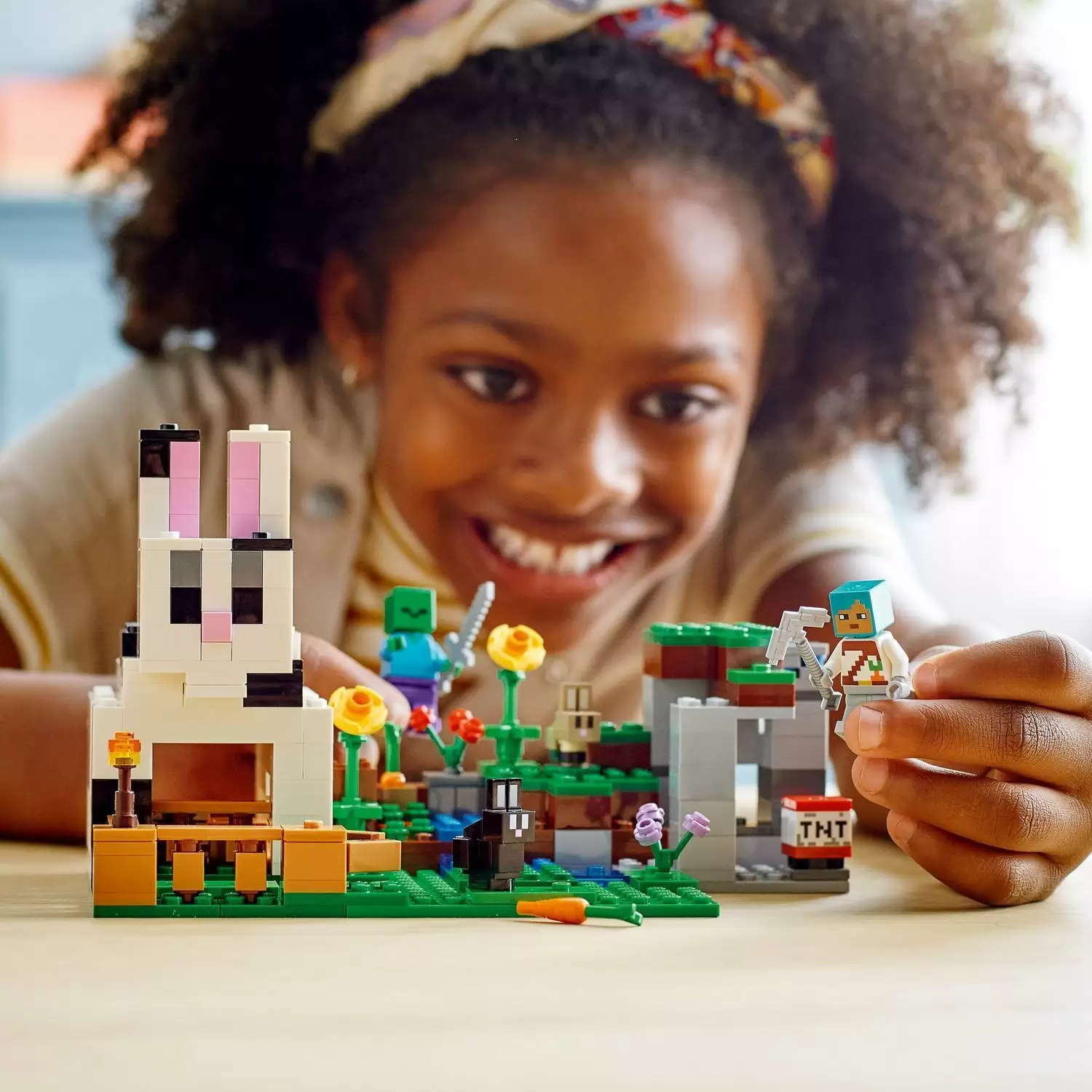 Конструктор LEGO Minecraft Кроличье ранчо кор