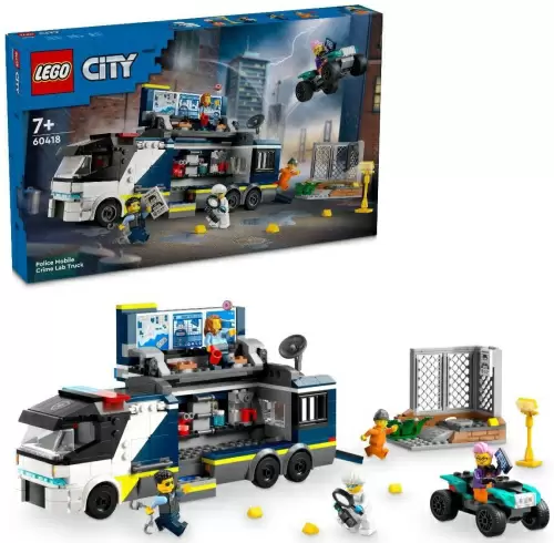 Конструктор LEGO City Полицейский мобильный командный трейлер