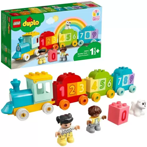 Конструктор LEGO duplo Поезд с цифрами- учимся считать кор