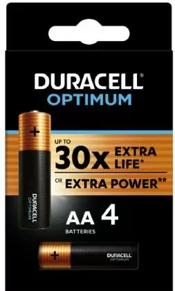 Duracell батарейки OPTIMUM AA 4BKP CEE