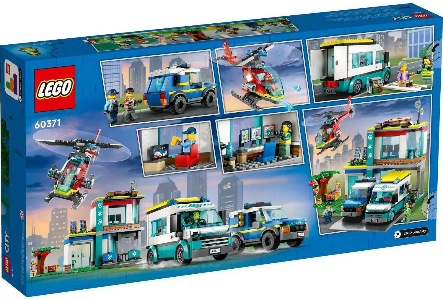Конструктор LEGO City Штаб спасательных транспортных средств кор