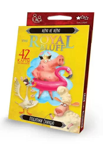 Игра настольная The ROYAL BLUFF Свинья Данко Тойз