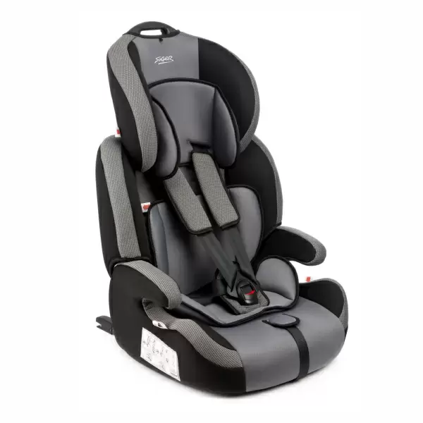 Автокресло Siger Art Стар ISOFIX 9-36кг группа 1/2/3 серый