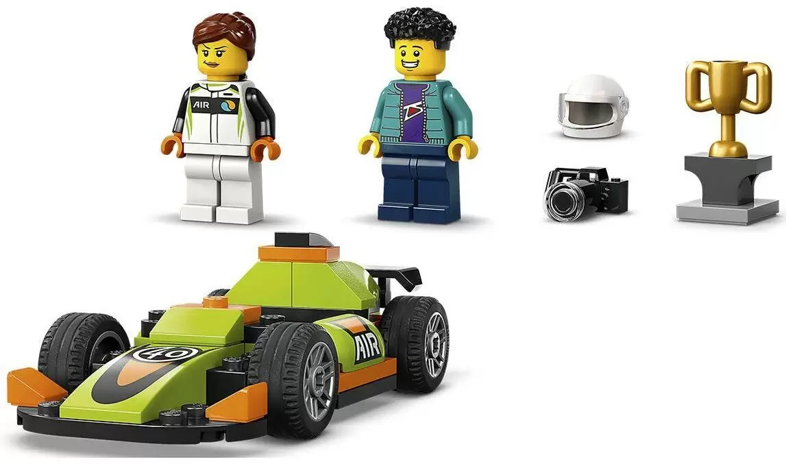 Конструктор LEGO City Зеленый гоночный автомобиль