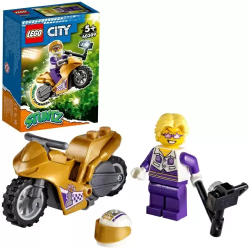 Конструктор LEGO City Трюковой мотоцикл с экшн-камерой кор