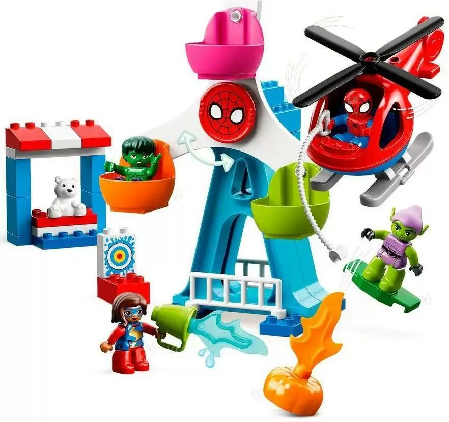 Конструктор LEGO duplo Человек-паук и его друзья На ярмарке кор