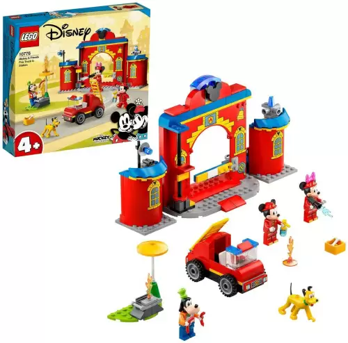 Конструктор LEGO Disney Пожарная часть и машина Микки кор