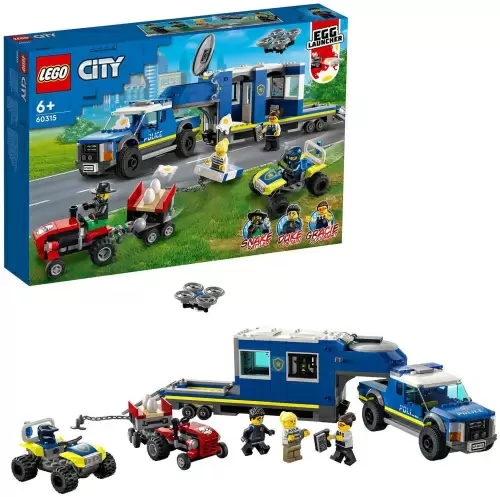 Конструктор LEGO City Полицейский мобильный командный трейлер кор