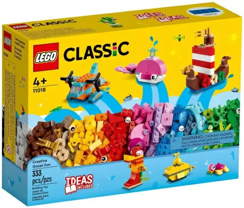 Конструктор LEGO Classic Творческое веселье в океане кор