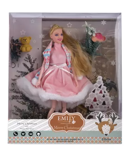 Кукла Emily Marry Christmas 30см кор