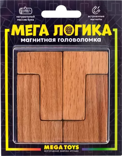 Головоломка магнитная деревянная (Мегатойс)