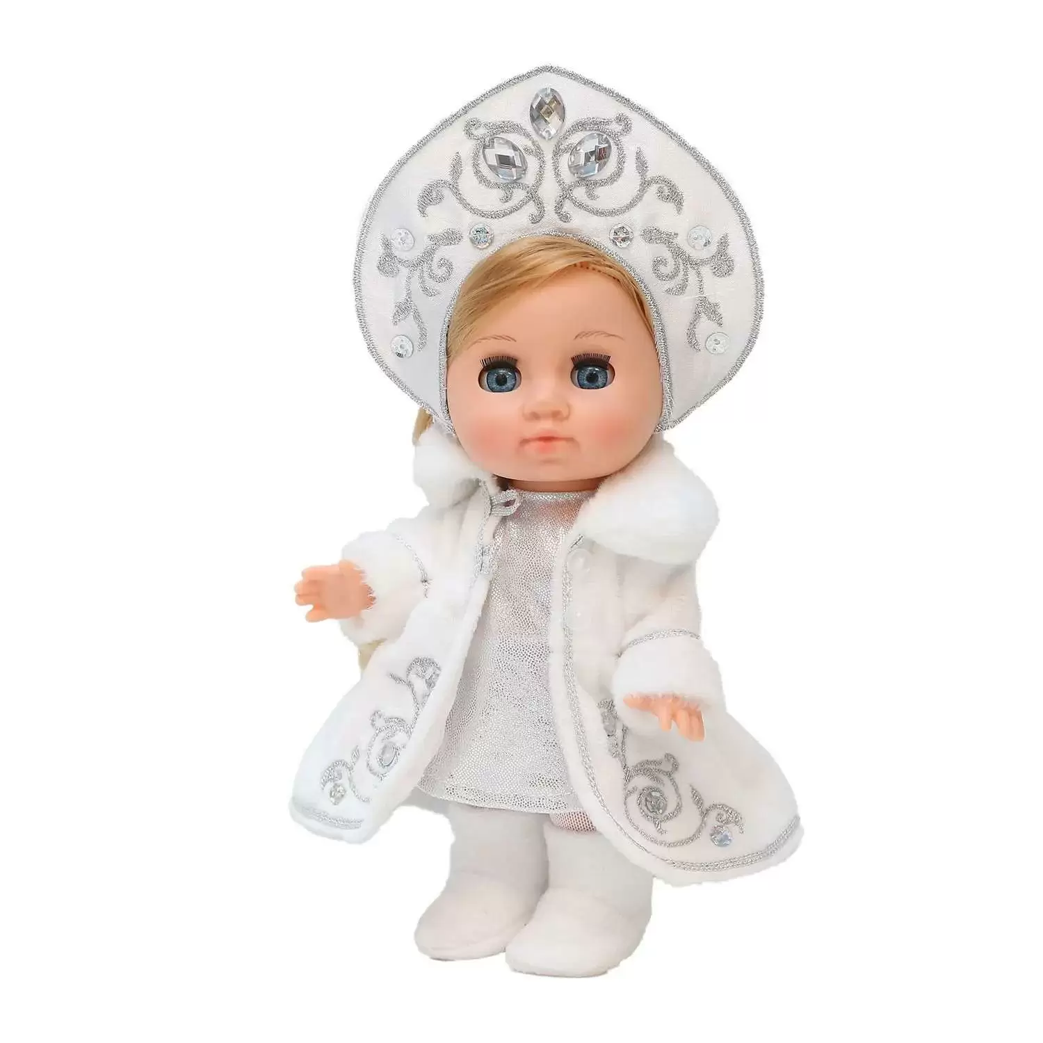 Кукла ВЕСНА Новогодняя Малышка Соня Снегурочка 22 см