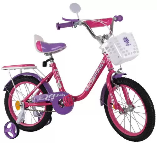 Велосипед Status 14 дюймов фиолетовый (4 - 5 лет)