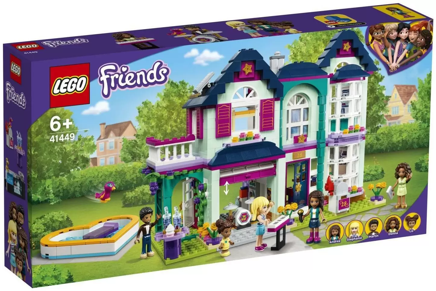 Конструктор LEGO Friends Дом семьи Андреа кор