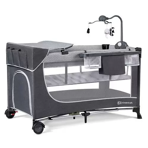 Кровать I типа Kinderkraft Leody Grey