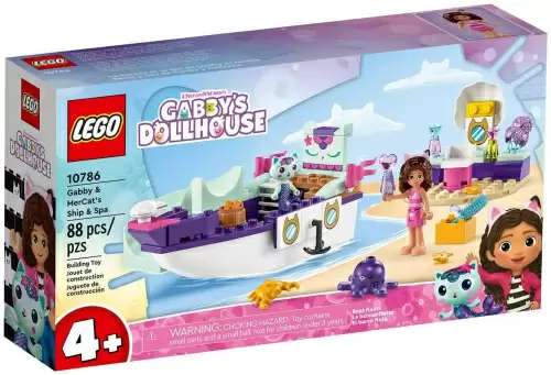 Конструктор LEGO Gabby's Dollhouse Корабль и спа Габби и МерКэта