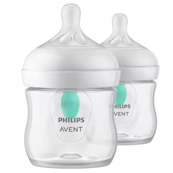 Бутылочка для кормления Philips AVENT Natural с клапаном AirFree 125мл 0мес+ 2шт