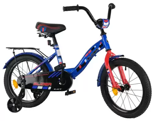 Велосипед Slider 16 дюймов синий (5 - 6 лет)