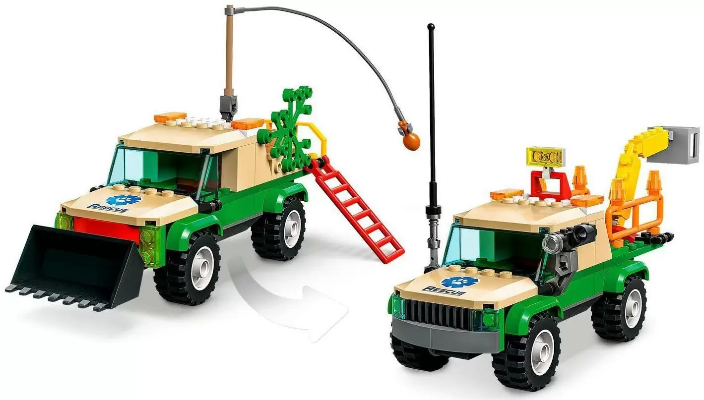 Конструктор LEGO City Миссии по спасению диких животных кор