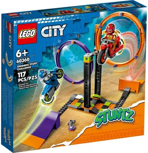 Конструктор LEGO City Испытание каскадеров с вращением