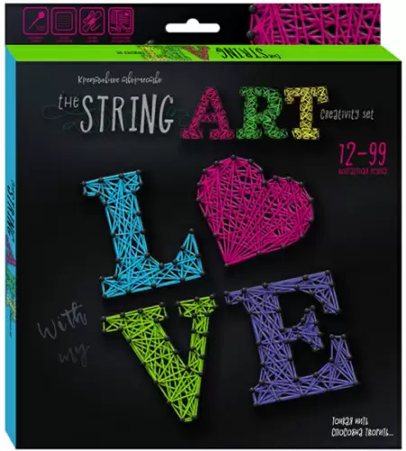 Набор для творчества The STRING ART "LOVE"