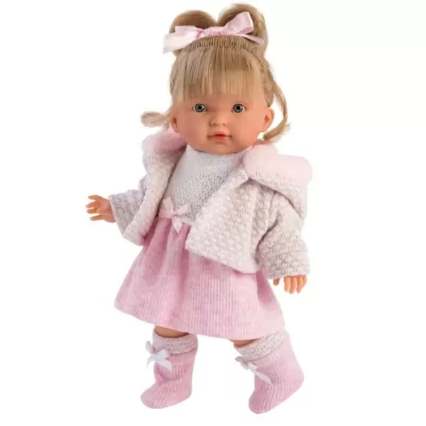 Кукла LLorens Валерия 28см блондинка в розов костюме