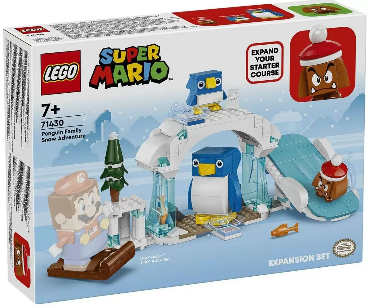 Конструктор LEGO Super Mario Снежные приключения семьи пингвинов