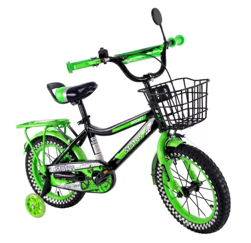Велосипед Status 14 дюймов зеленый (4 - 5 лет)