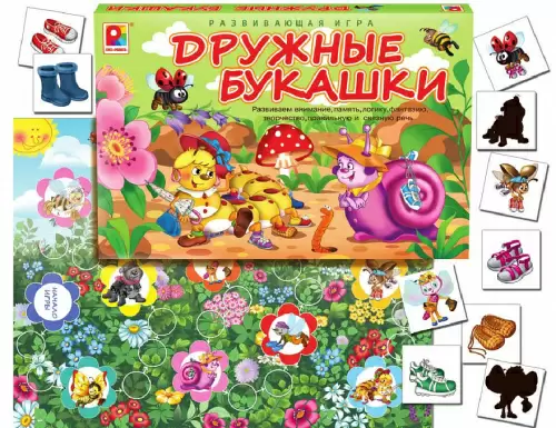 Игра настольная Дружные букашки Весна