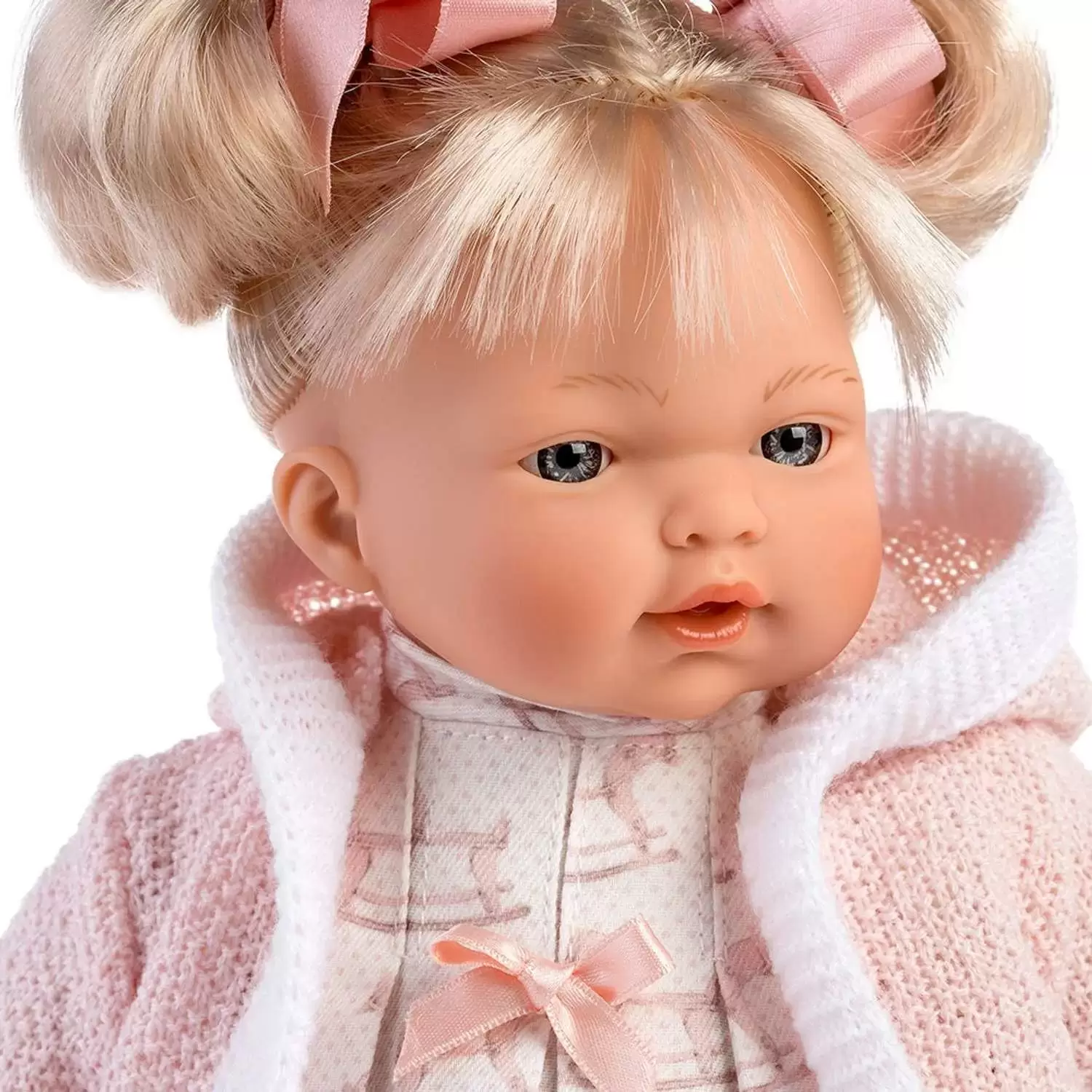 Кукла LLorens Роберта 33см блондинка в розов наряде