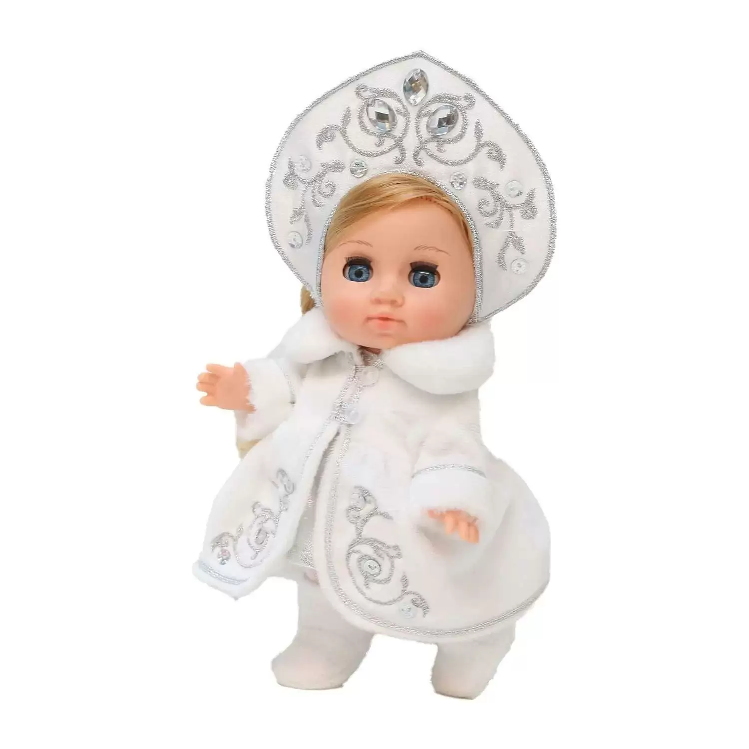 Кукла ВЕСНА Новогодняя Малышка Соня Снегурочка 22 см