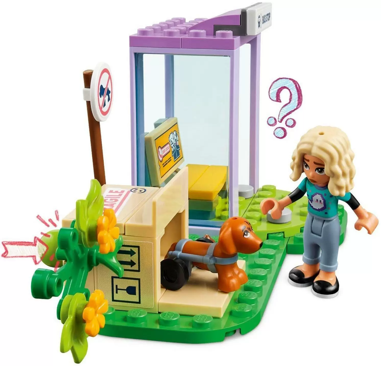 Конструктор LEGO Friends Фургон для спасения собак кор