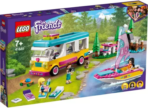 Конструктор LEGO Friends  Лесной дом на колесах и парусная лодка кор
