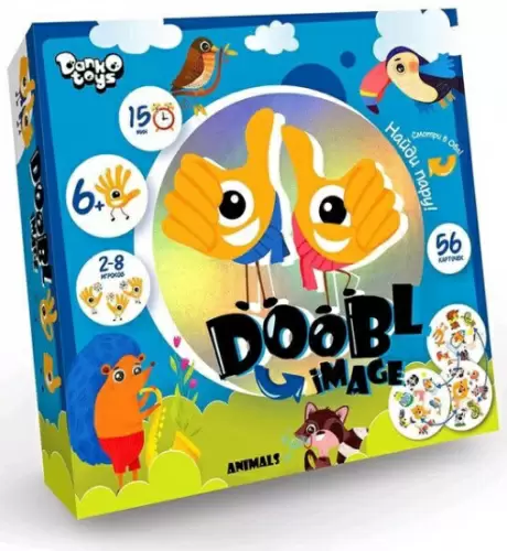 Игра настольная Doobl Image  Animals МAXI Данко Тойз